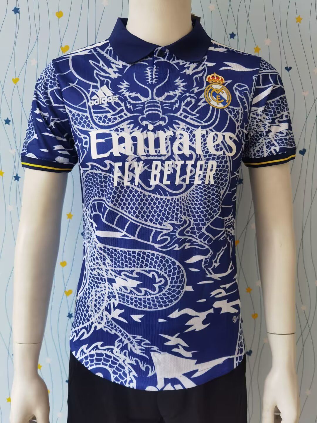 AAA Quality Real Madrid 23/24 Blue Dragon Training Jersey(Player